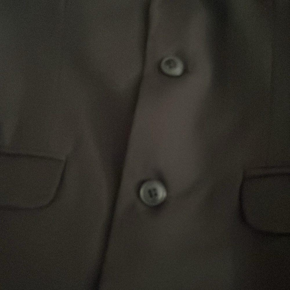 Chaps Boys Black Suit Coat/Blazer - Size 14 - Picture 2 of 7